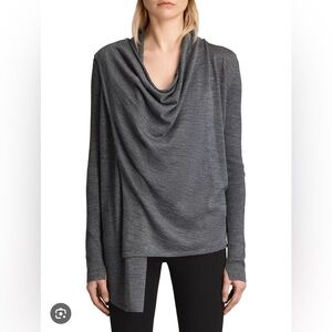 All Saints Drina Cardigan - Dark Charcoal